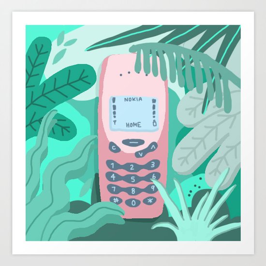 Jungle Nokia Art Print