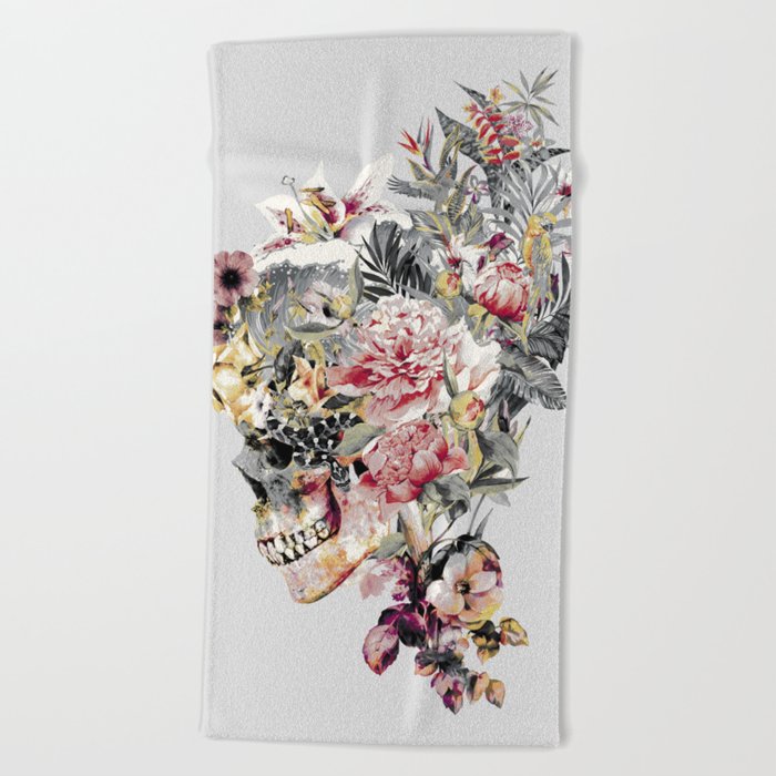 SKULL XII Beach Towel by rizapeker Society6