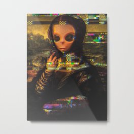 Mona Alien Metal Print