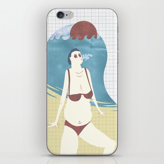 Typical Tourists - The beached whale iPhone Skin