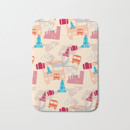 Travel Fever Bath Mat