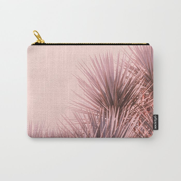 Bohemian Pink Palms Carry-All Pouch