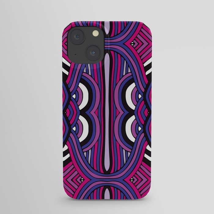 Pattern 7 from NUVEAU: The Future of Patterns Coloring Book iPhone Case