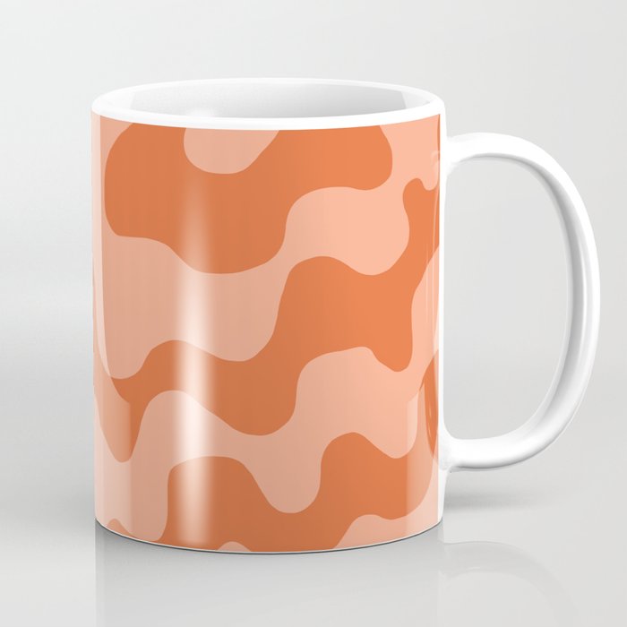 Coral reef retro liquid swirls Coffee Mug