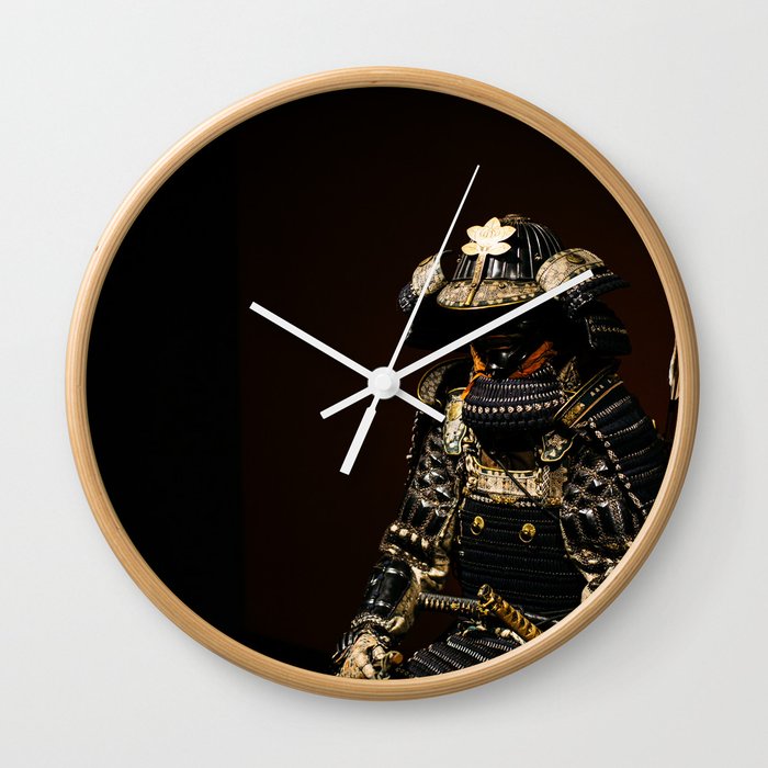 Samurai Armor Wall Clock