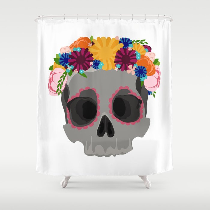 Dia De Los Muertos I Shower Curtain By Andrea Mendez Society6