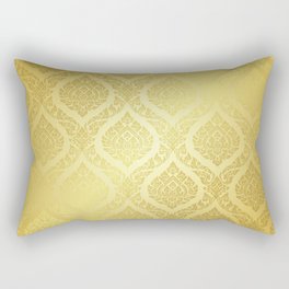 Thai Pattern supreme gold background Rectangular Pillow