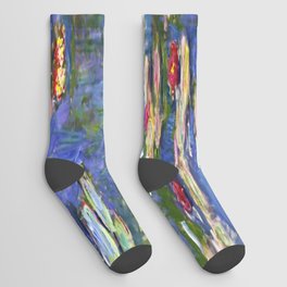 Claude Monet - irises Socks