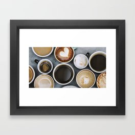 Coffee Cafe Framed Art Print | Espresso, Caffeinelover, Coffee, Starbucks, Coffeedrinker, Coffeebar, Coffeecups, Tea, Photo, Cafe 