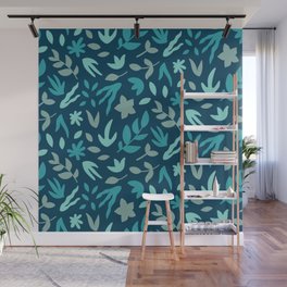 Floral Cutouts - Mid Century Modern Abstract Wall Mural
