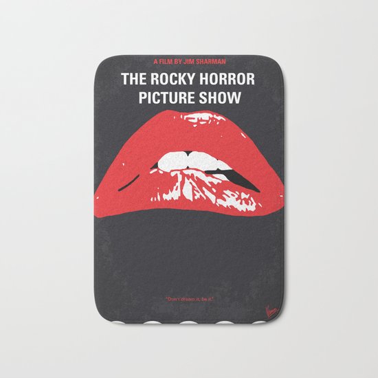 No153 My The Rocky Horror Picture Show minimal movie poster Bath Mat