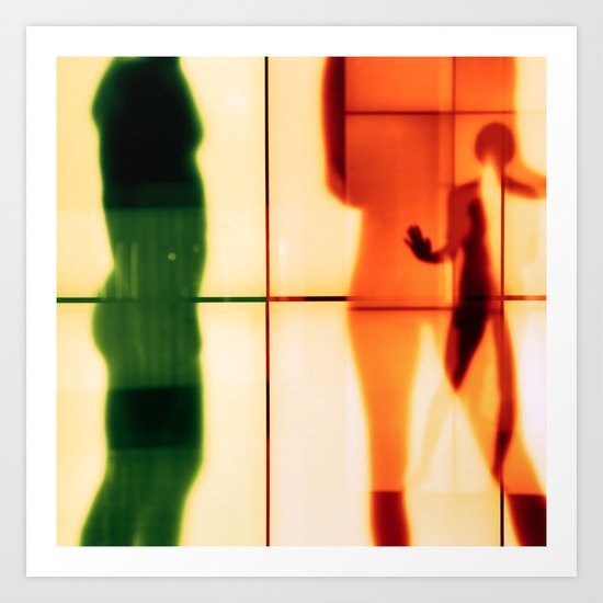Body Language 1 Art Print