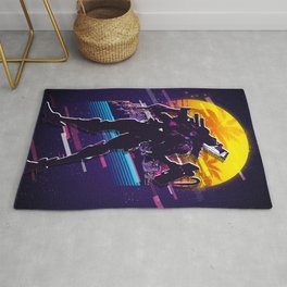 Jhin league of legends game 80s palm vintage Rug