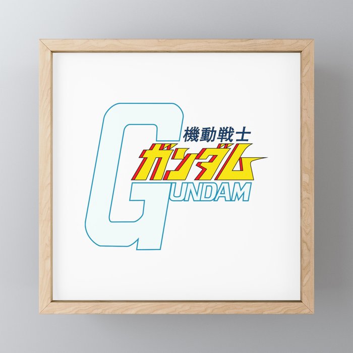 Gundam Framed Mini Art Print