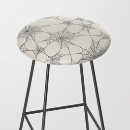 Spiderweb Pattern Bar Stool