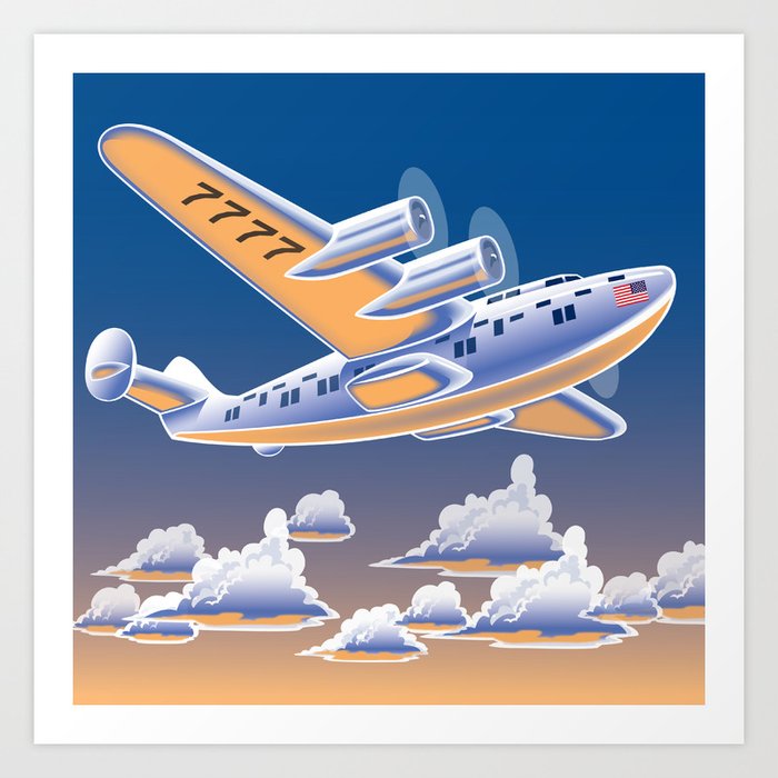 The Yankee Clipper Art Print by Terry Luc
