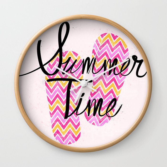 summertime Wall Clock