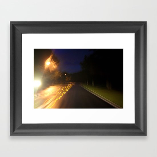 Lights Framed Art Print