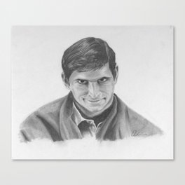 Norman Bates Portrait Canvas Print