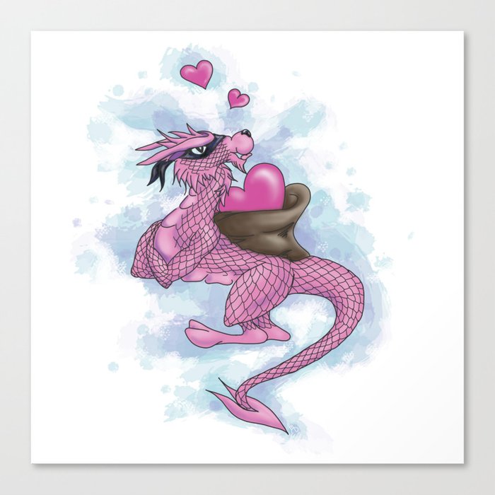 Little Thief of Hearts Canvas Print