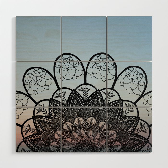 Mandala The Sunrise Series 003 Wood Wall Art