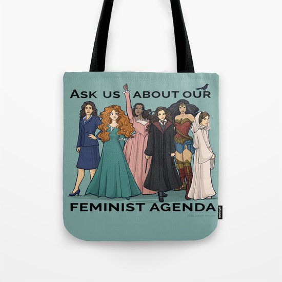 Feminist Agenda Tote Bag