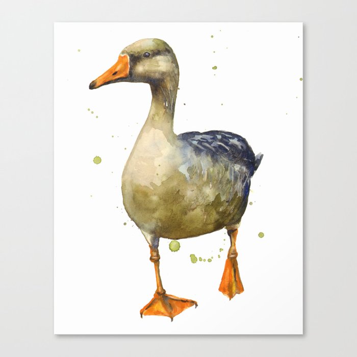 Graceful Goose Canvas Print