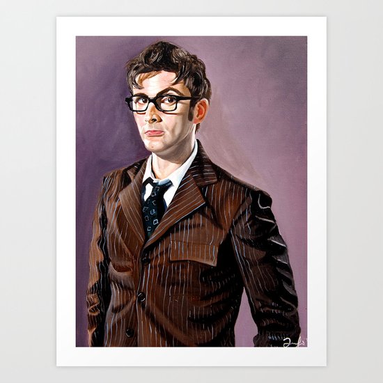 The Tenth Doctor Art Print