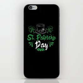 Hat St Paddy's Clover Shamrock Saint Patrick's Day iPhone Skin