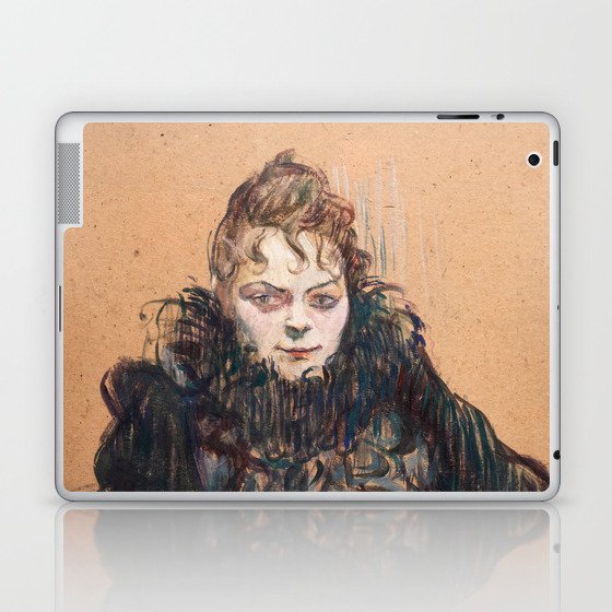 Toulouse-Lautrec - Woman with a Black Boa Laptop & iPad Skin