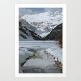 Lake Louise Mountain Reflection Art Print