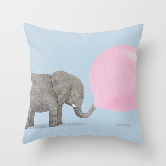 Jumbo Bubble II Throw Pillow