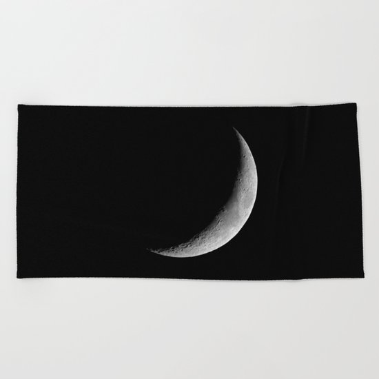 Crescent Moon Beach Towel