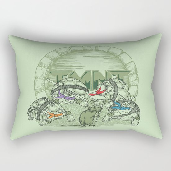 Turtles Rectangular Pillow