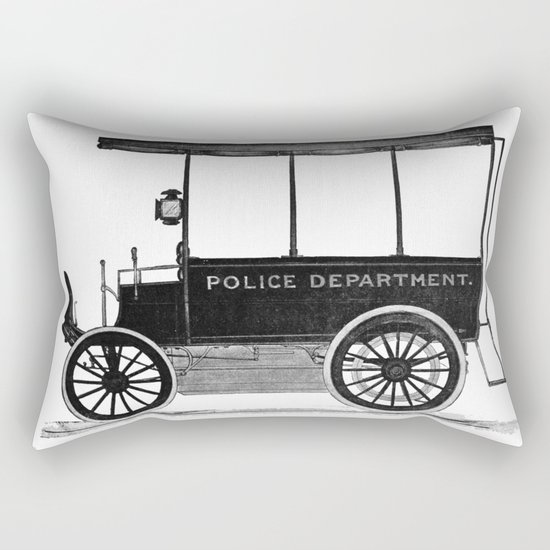 Police car Rectangular Pillow