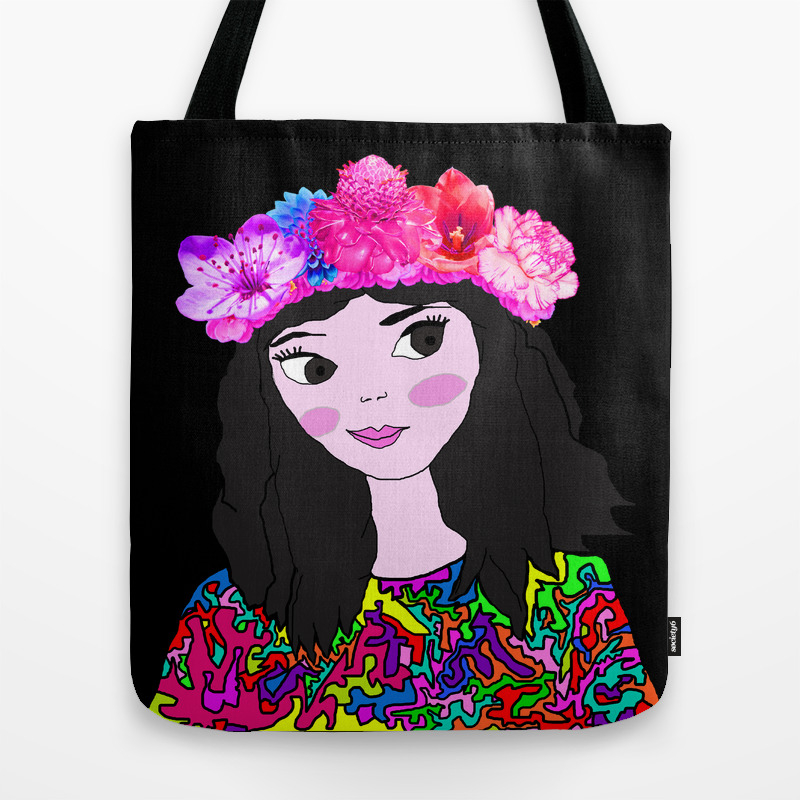 Spring In The Heart Of Winter Kids Painting Tote Bag By Azima