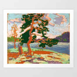 Tom Thomson - Pine Tree - Canada, Canadian Oil Painting - Group of Seven Art Print