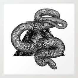 Cosmic Snake Art Print