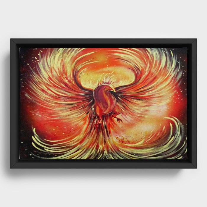 Phoenix Framed Canvas