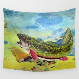 Hungry Trout Wall Tapestry