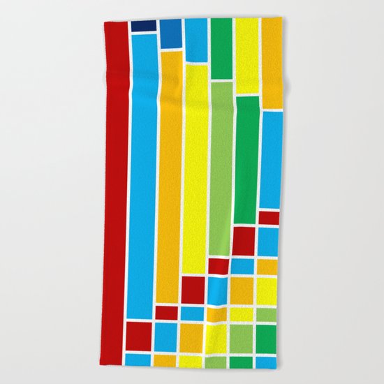 Fuzz Outline Beach Towel