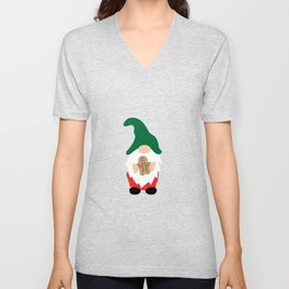 Boris the holiday gnome V Neck T Shirt