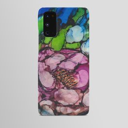 Purple Peonies Android Case
