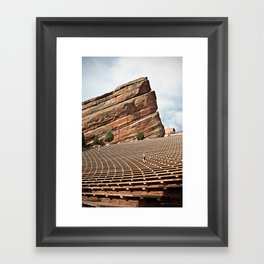 Red Rock Amphitheater  Framed Art Print