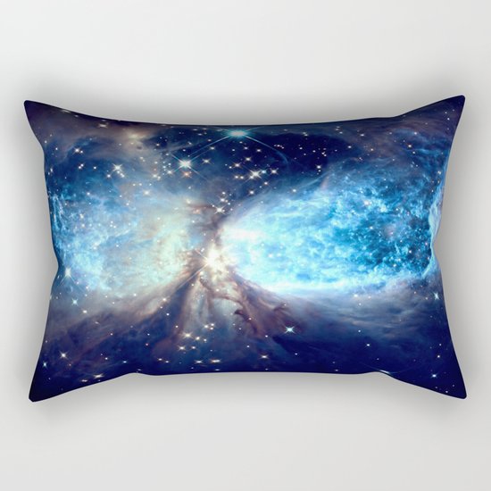 A Star is Born Teal Rectangular Pillow