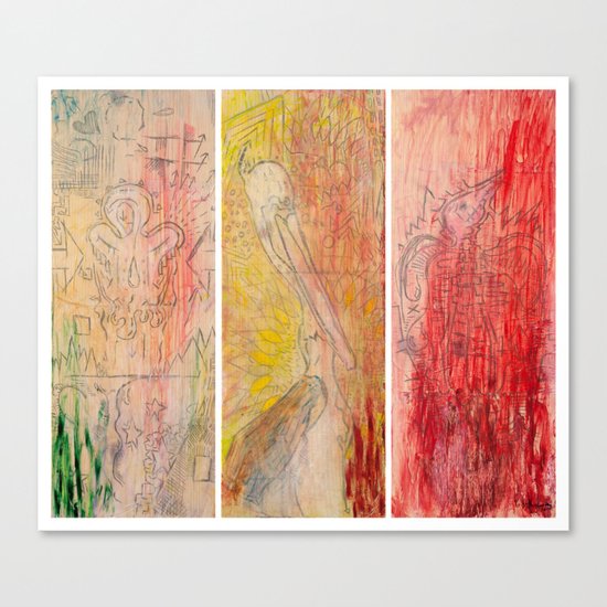 The Unborn, The Living, The Dead Canvas Print