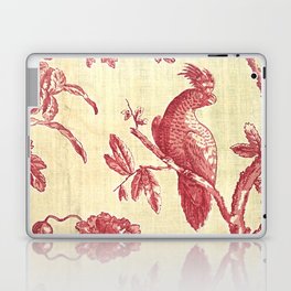 Red Toile Forest Laptop Skin