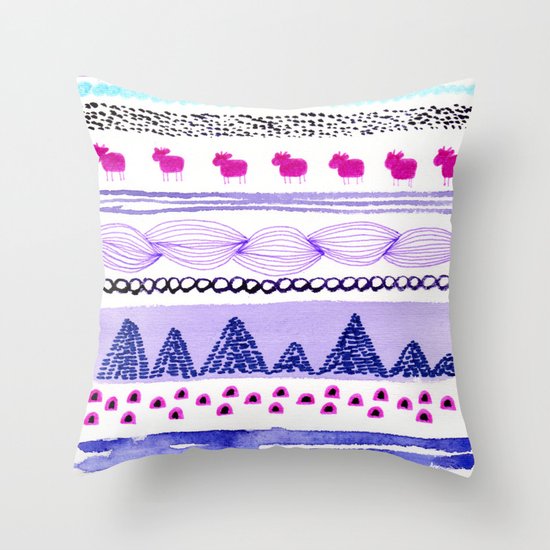 Pattern / Nr. 6 Throw Pillow