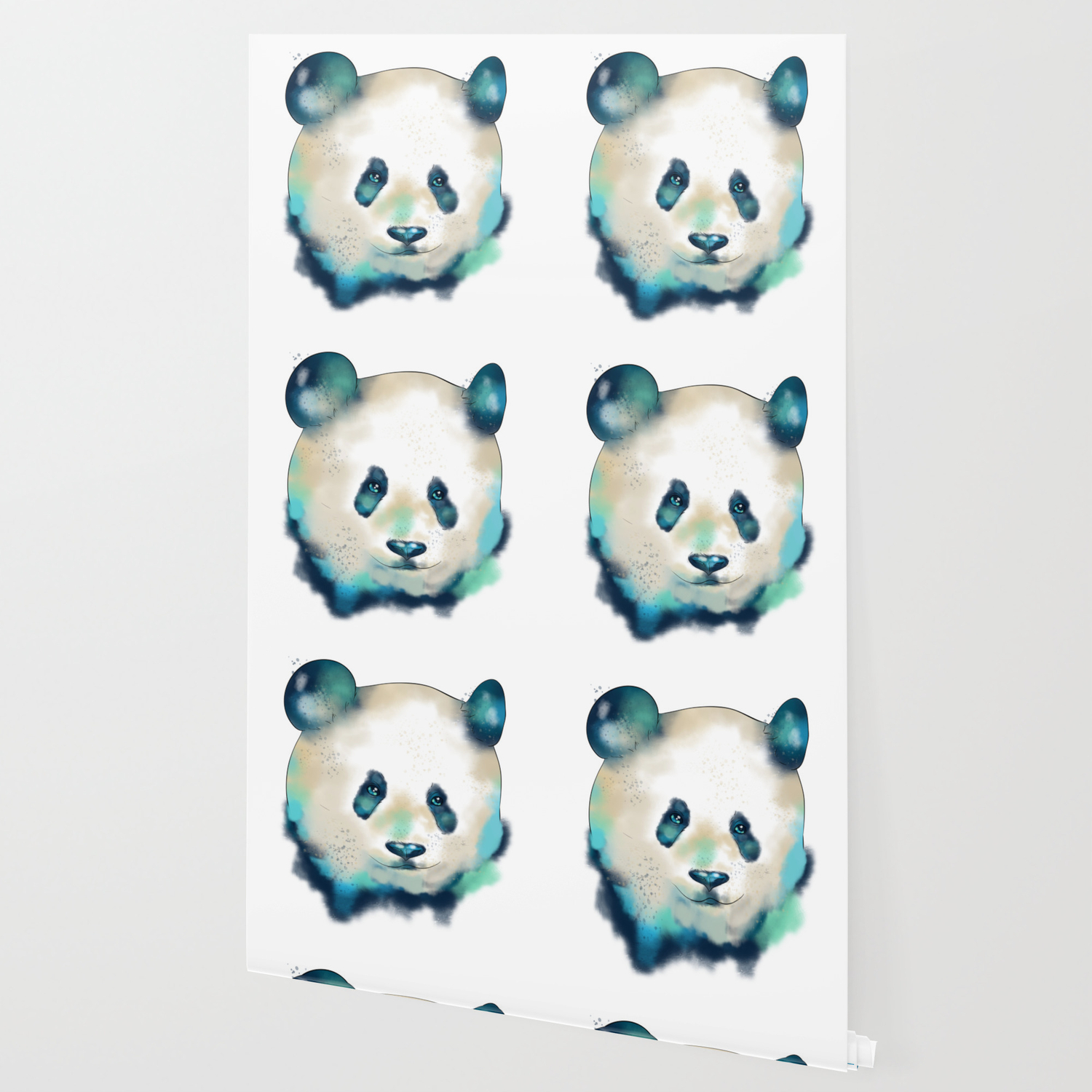 Cute Galactic Panda Space Exploration Panda Wallpaper By