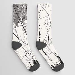Midland, USA - City Map Socks